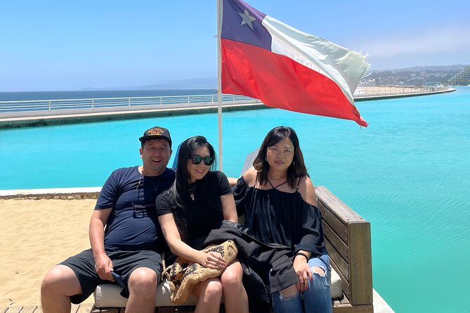 1 Day Tour of Isla Negra Algarrobo and Viña Undurraga from Santiago - San Alfonso del Mar: two hours beside a famous pool