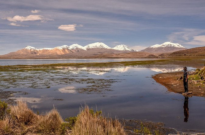 Altiplano 3D 2N Arica Putre Salar de Surire Lake Chungara Arica - Guallatire village and the salt flat at 4,245 meters