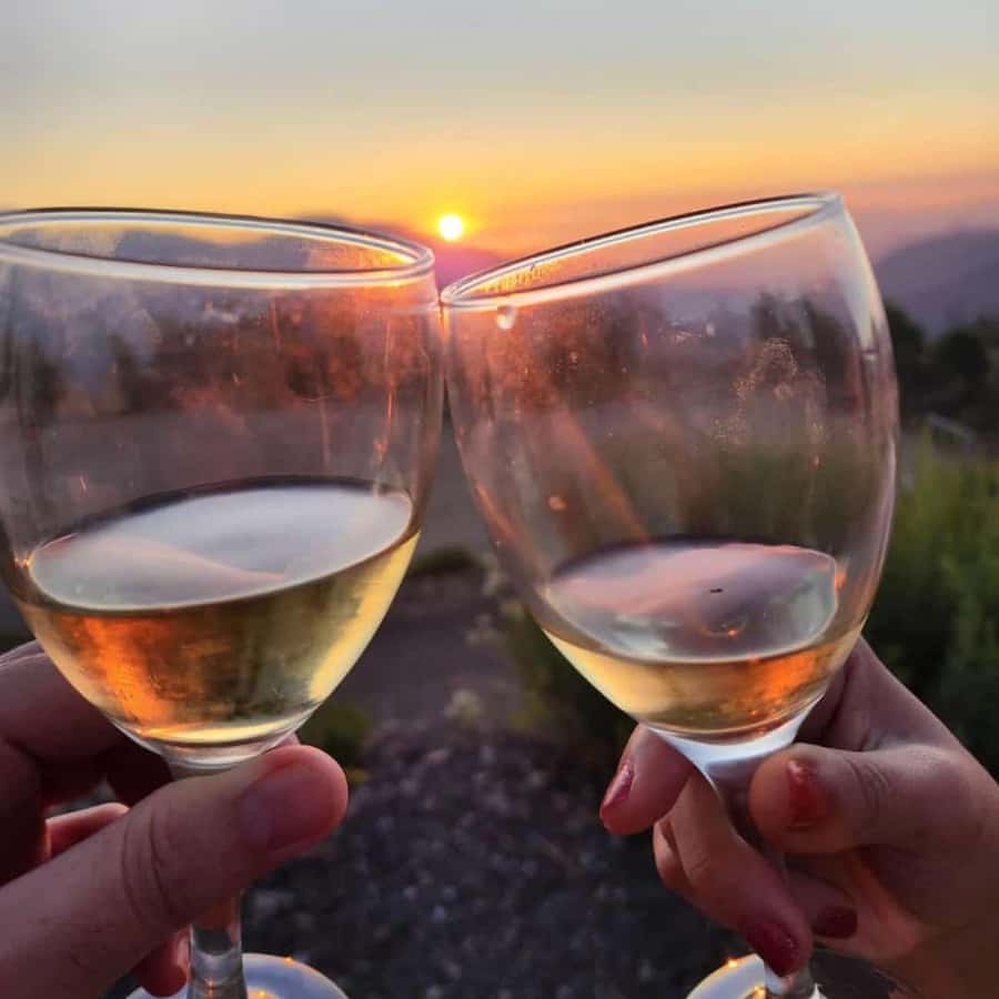 Andes sunset - Cordillera Andes panoramic with picnic - Why this Andes trip works well from Santiago