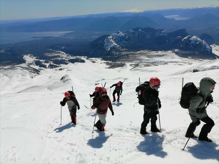 Ascent to Villarrica volcano 2,847masl, from Pucón - Safety and weather deserve your attention