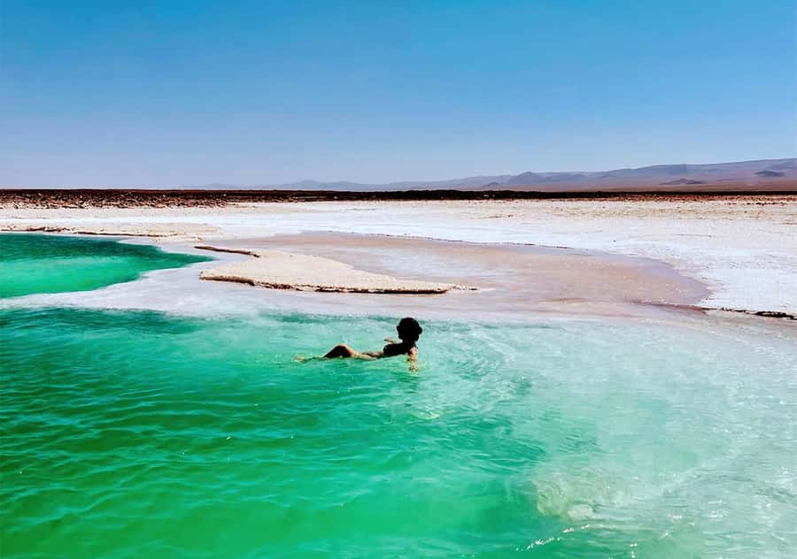 Baltinache Lagoons PM - Entering one lagoon for a salty-water stop