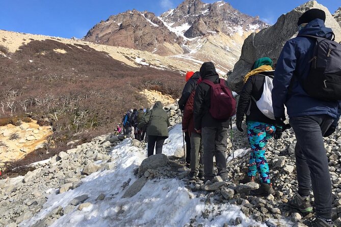 Base of Torres del Paine Hike y Excursion - The steep climb to the Base of Torres lagoon