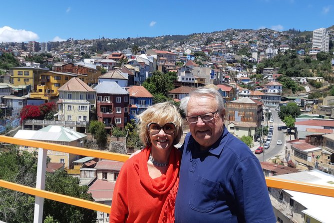 Casablanca Valley Wine tour + Valparaiso (small group tour) - Paseo 21 de Mayo and the Artilleria Hill view