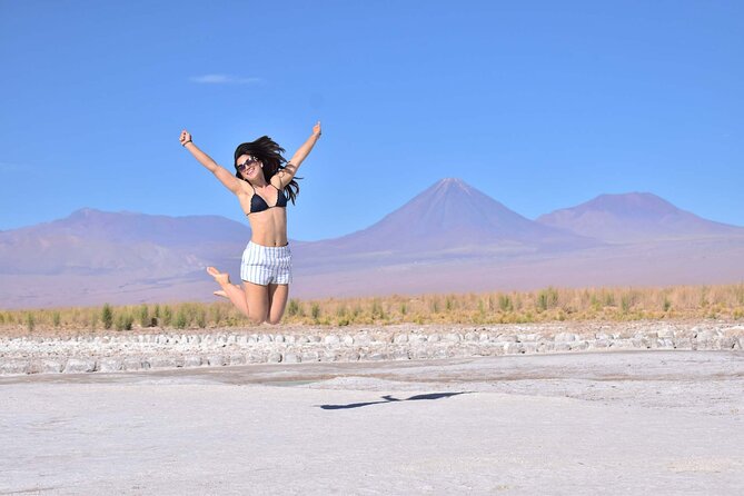 Cejar Eyes of the Salt Lake and Tebenquiche Lake Tour - Laguna Cejar: blue water, white salt, and effortless floating