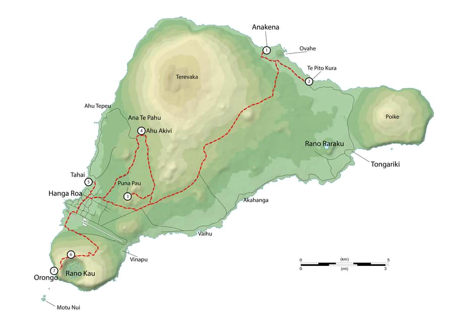 Easter Island Private Tour: Historical Journey North & West - Te Pito Kura and the island’s largest moai