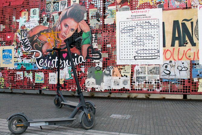 Electric Scooter City Tour ~ Discover Downtown - Santiago - Estación Mapocho and a former railway gateway