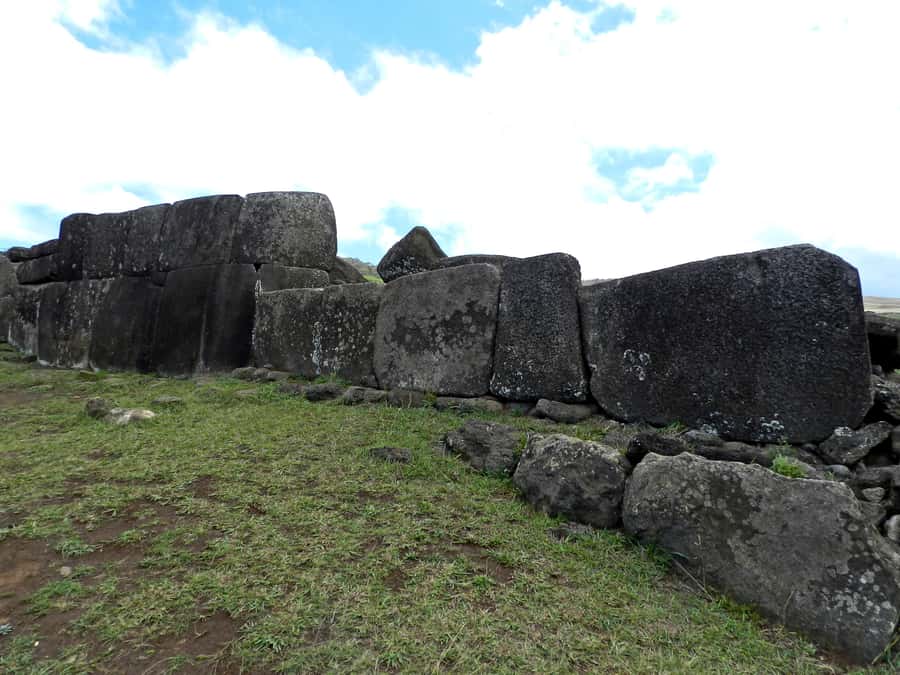 From Hanga Roa: Journey from Orongo to Ana Te Pahu - Rano Kau gives you the right first view