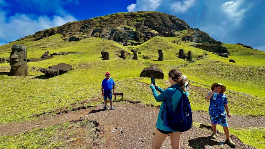 From Hanga Roa: Rapa Nui Culture Sightseeing Tour - Vaihu and the first look at fallen moai