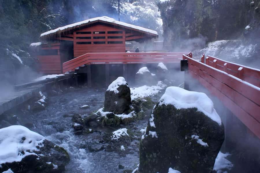 From Pucón: Geometric Hot Springs - The 86-kilometer route from Pucón