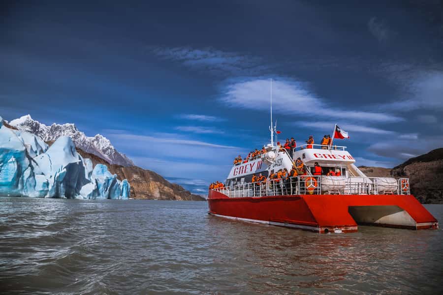 From Puerto Natales: Grey Glacier Tour - The two-hour drive to Hotel Lago Grey