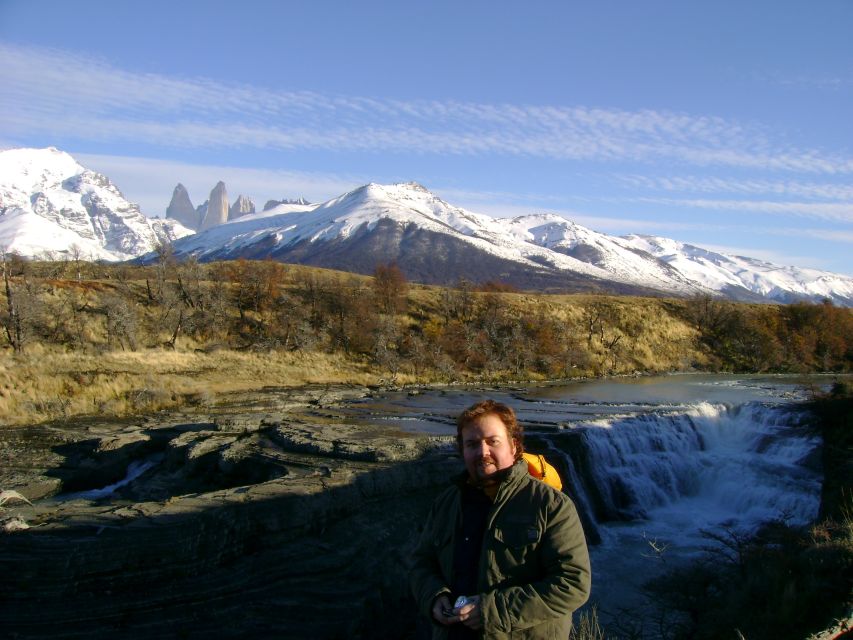 From Puerto Natales: Torres del Paine National Park Trip - Salto Grande and the view toward the Cuernos