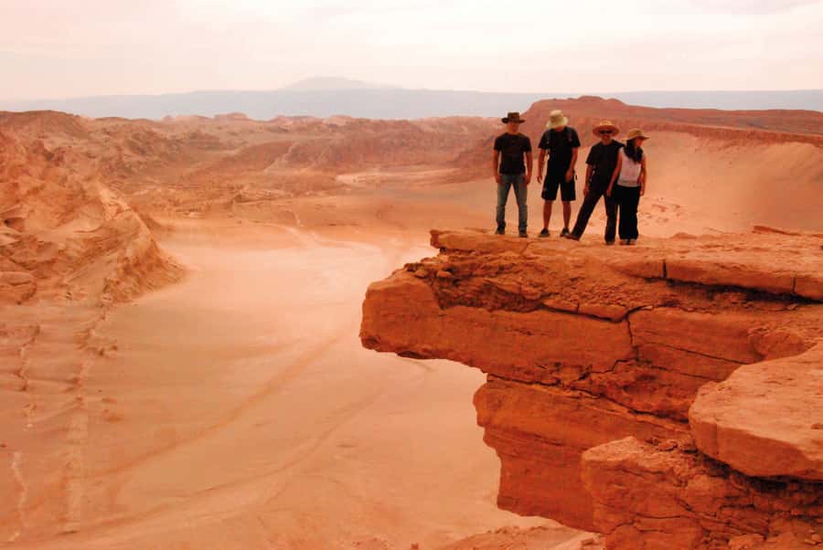 From San Pedro de Atacama: Moon Valley - Salt mines and the first strange formations