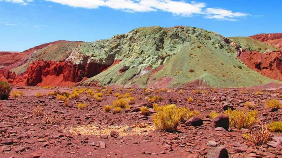 From San Pedro de Atacama: Rainbow Valley Tour - The 7:00 AM pickup from San Pedro