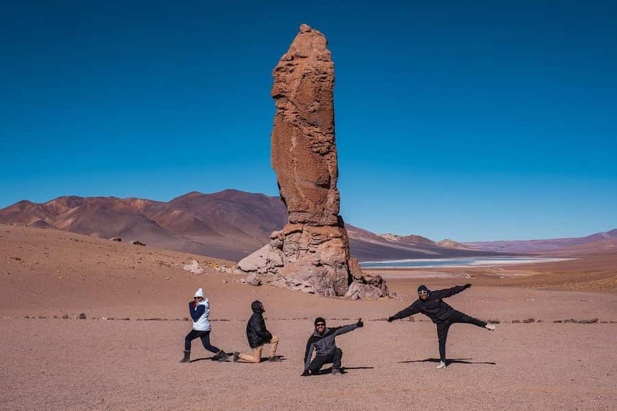 From San Pedro de Atacama: The Salt Flats Route, Full day - The first big view over Salar de Atacama