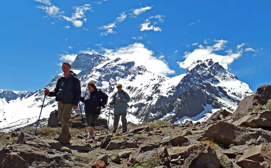 From Santiago: Cajón del Maipo and Volcán San José Hike 8K - Wide Andes views, glaciers, and Volcán San José