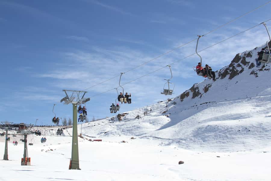 From Santiago: Farellones Park Resort Entry & Ski Classes - From Santiago to the Andes in one long day