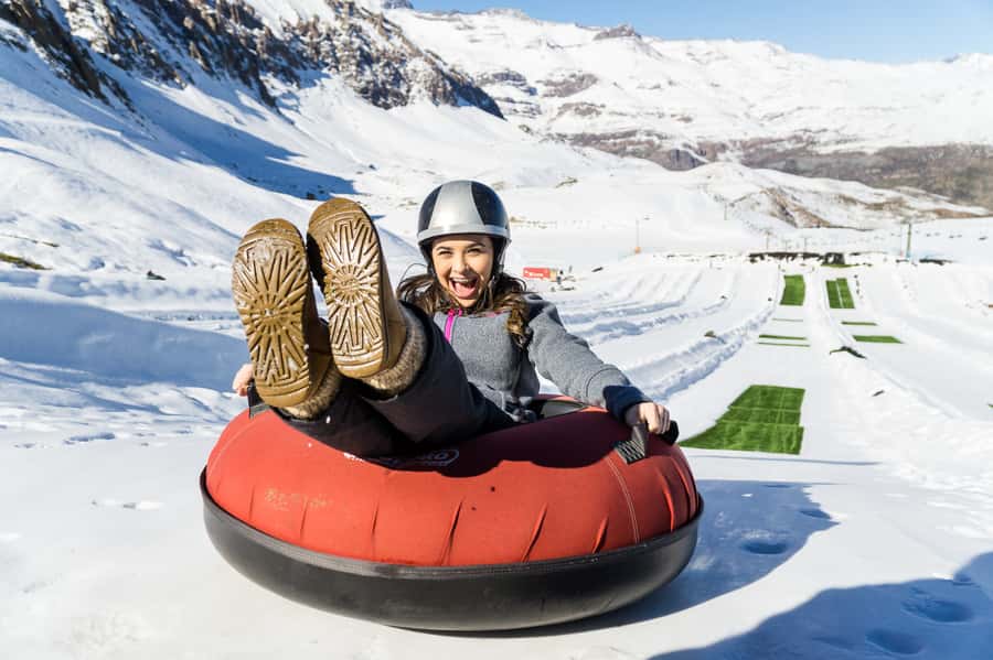 From Santiago: Farellones Park Resort Entry & Ski Classes - Ski class and equipment for beginners