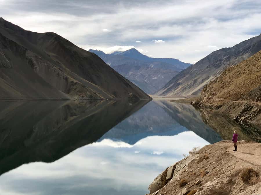 From Santiago: Maipo Canyon Tour with Andes Mountain view - The road to El Yeso Dam