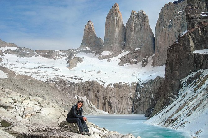 Full-Day Hiking Base Las Torres - Torres del Paine National Park - The final climb to the lagoon