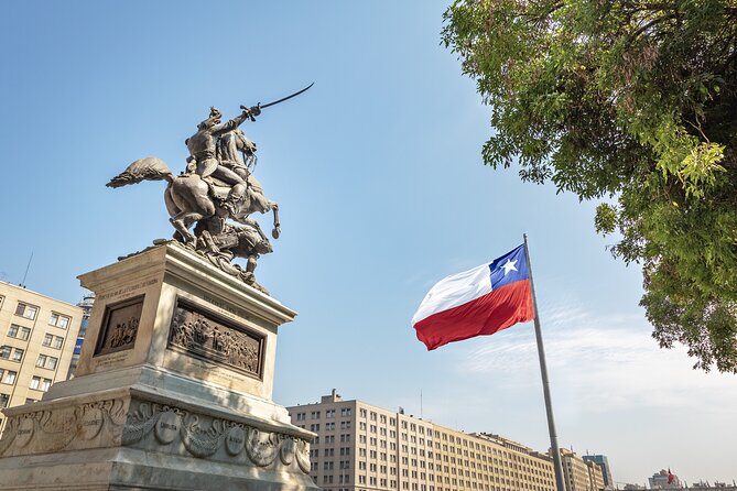 La Moneda Changing of Guard & Historic Santiago Walking Tour - Finishing above the city at Santa Lucía Hill