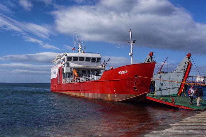 Navigation to South Fjords & Magdalena Island - Leaving Punta Arenas through the Strait of Magellan
