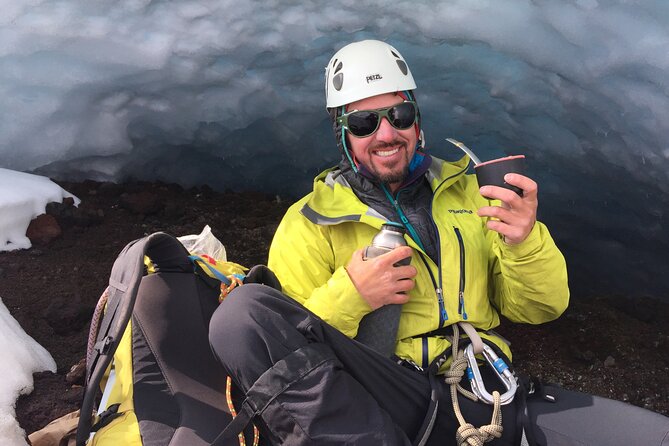 Osorno Volcáno guided ascent - The summit reward is broad and memorable