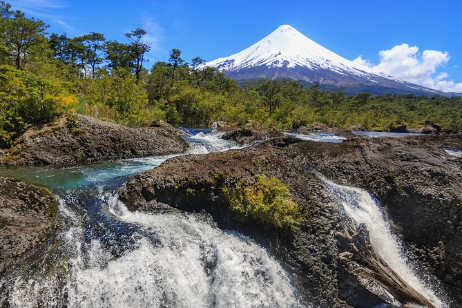 Petrohue Falls and Osorno Volcano Bike Tour - Climbing toward Osorno Volcano at 1,500 meters