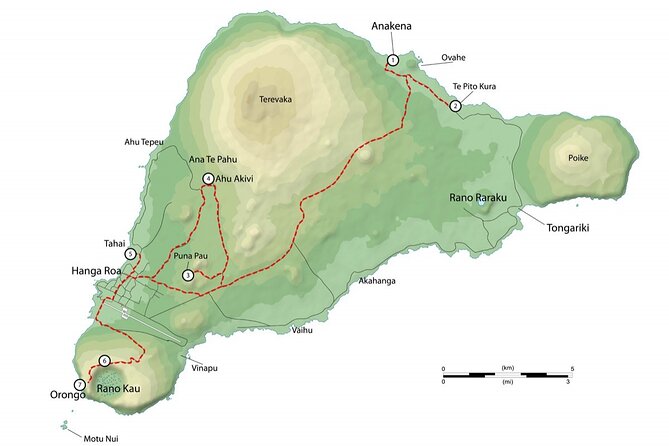 Private Full-Day Easter Island Highlights North and West - Ahu Te Pito Kura and the toppled giant