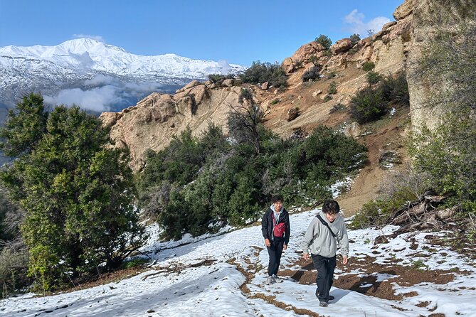 Private Hiking Experience to El Manzano Caves - Lunch inside a cave with the Andes outside