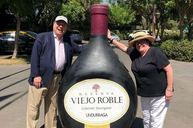 PRIVATE TOUR: Pre or Post Cruise San Antonio Port with Santiago Tour and Winery - Lunch, luggage, and the road to the port