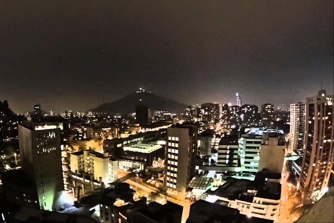 Private Tour: Santiago at Night with Dinner and Show - San Cristobal, cable-car questions, and the best panorama