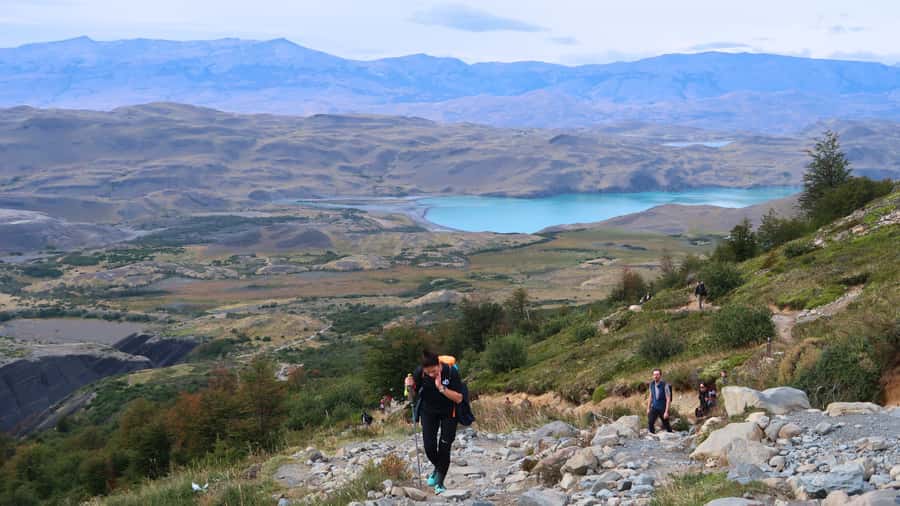 Puerto Natales: Base Torres Small Group Trekking - The final moraine climb to Base Torres