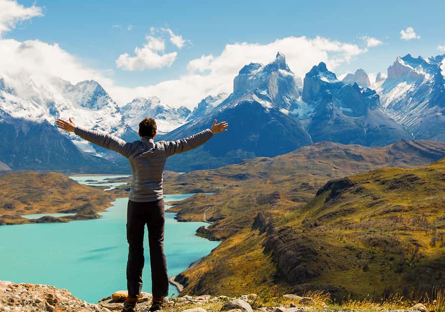 Puerto Natales: Full day tour Torres del Paine National Park - Entering Torres del Paine National Park