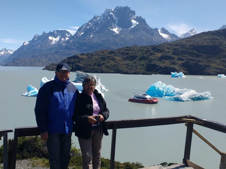 Puerto Natales: Tour Package (Full Day + Base Torres + Grey) - Day 3: reaching Grey Glacier by boat