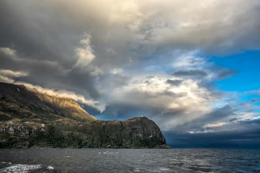 Punta Arenas: Full-Day Whales, Penguins, and Glaciers Tour - Glaciers, waterfalls, and the Sarmiento de Gamboa highlight