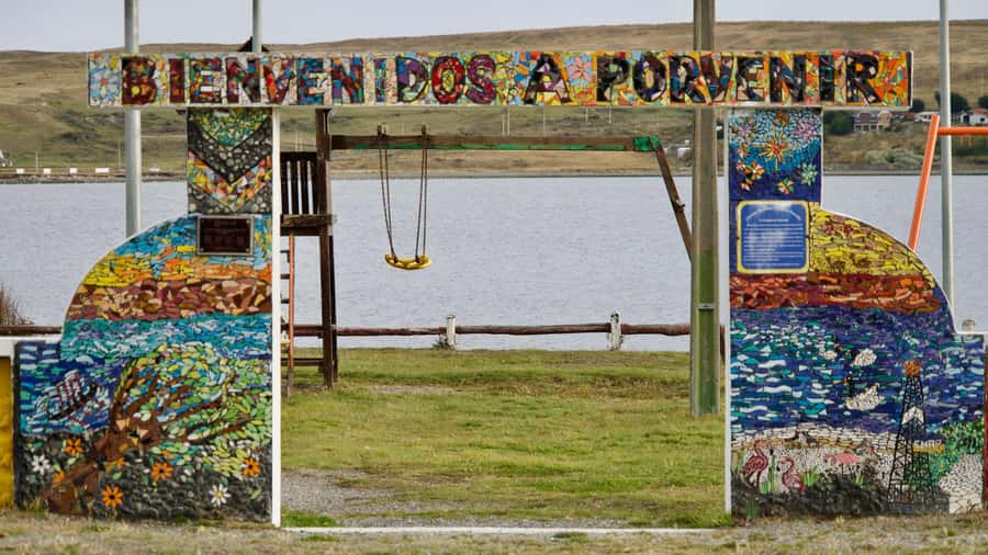 Punta Arenas: King Penguin Park and Tierra del Fuego Trip - Porvenir and the Selknam square