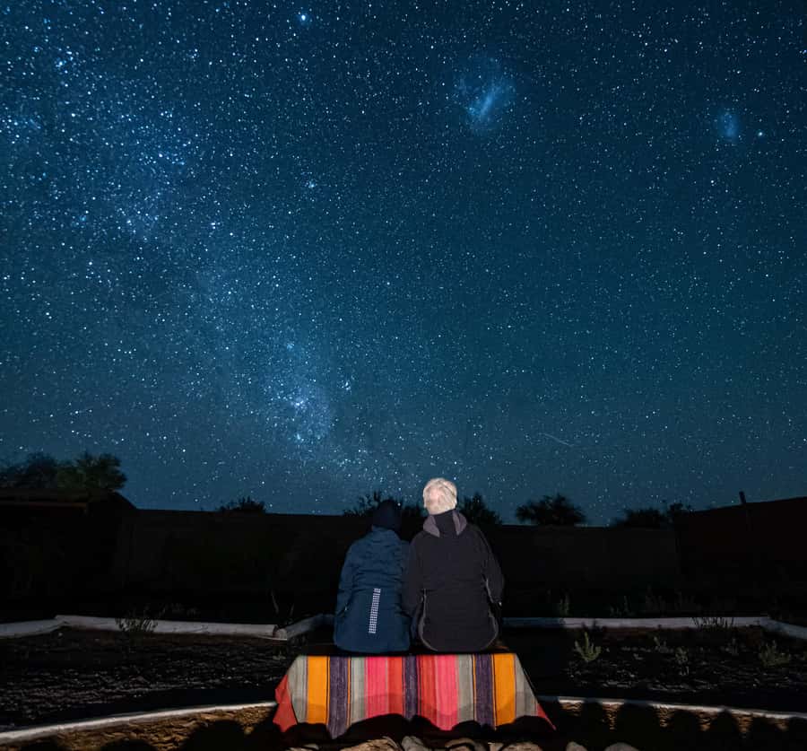 San Pedro de Atacama: Astro Tour with big telescopes - Hot drinks, red wine, and a cold desert night