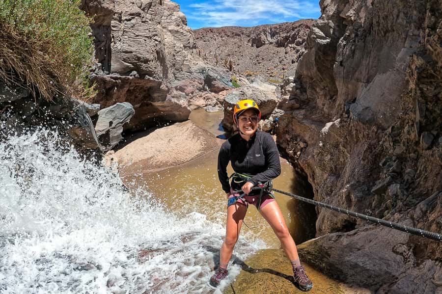 San Pedro de Atacama: Desert Tour with Canyoning & Trekking - Exploring several canyons and the waterfall beach