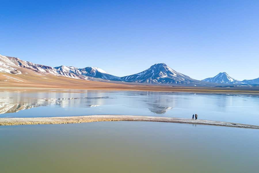 San Pedro de Atacama: Láscar Volcano Summit Hiking Day Trip - The altiplanic lagoon and the road to 4,600 meters