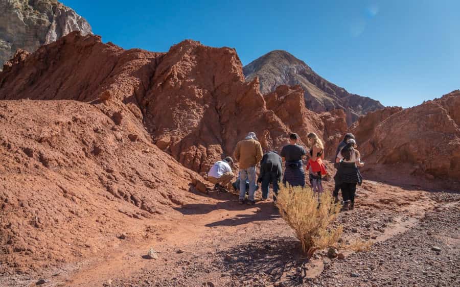 San Pedro de Atacama: Rainbow Valley and Petroglyphs Tour - From San Pedro to the Cordillera de Domeyko