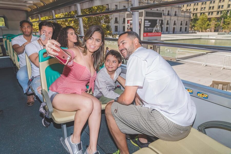 Santiago: 1-Day Hop-On Hop-Off Bus and Cable Car Ticket - The audio guide and staff