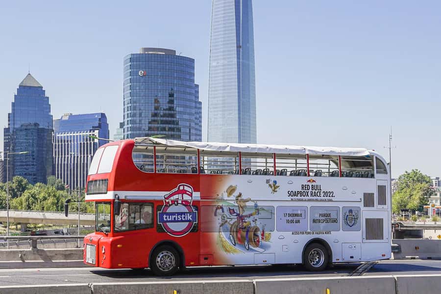 Santiago: 1-Day Hop-On Hop-Off Bus and Cable Car Ticket - Stops 1 and 2: Parque Arauco and Bicentenario Park