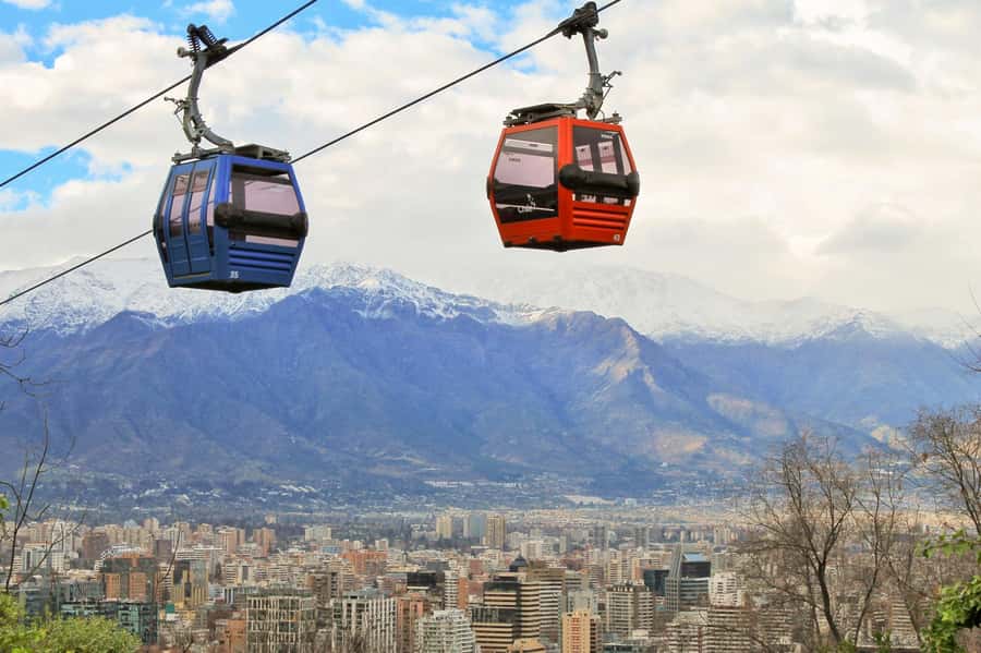 Santiago: 2-Day Hop-On Hop-Off Bus Ticket and Cable Car - Reaching San Cristóbal by cable car