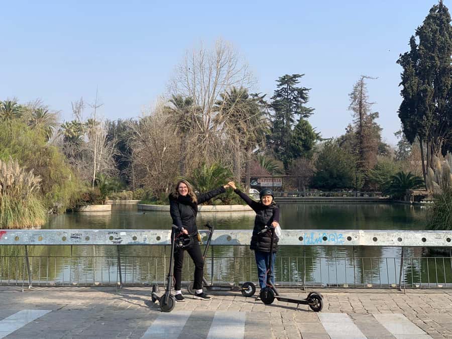 Santiago: Electric Scooter City Tour with Lunch - Plaza de Armas and the Santiago Cathedral