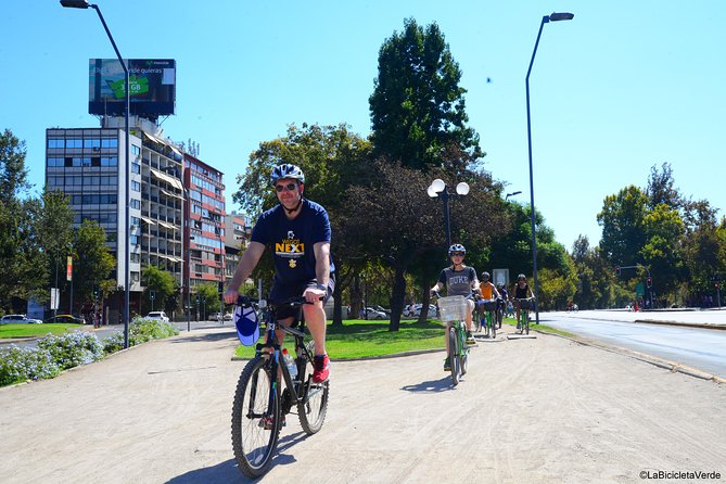 Santiago Highlights, Parks and Politics Bike Tour - Plaza Baquedano, also called Plaza Italia