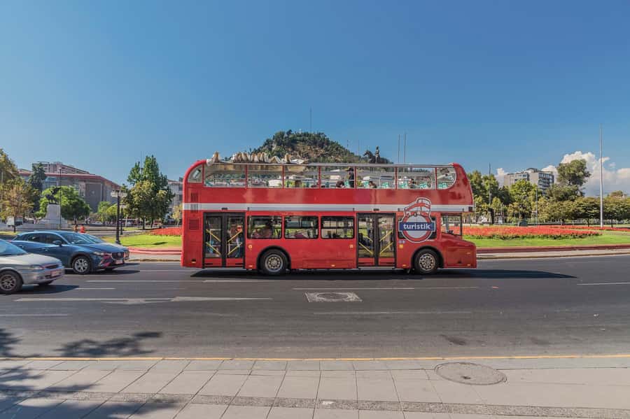Santiago: Hop-on Hop-off Bus Day Ticket with Audio Guide - Bellavista and the route into central Santiago