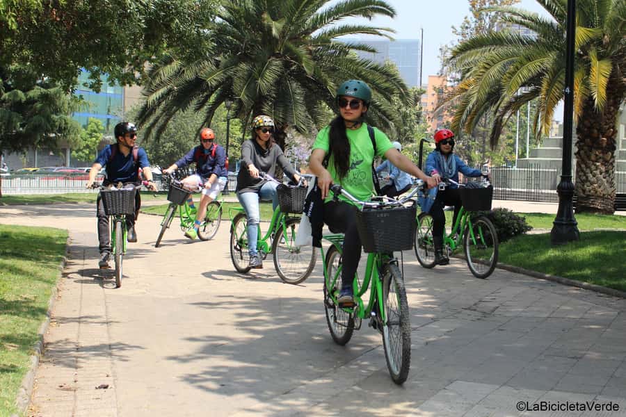 Santiago: Markets Bike Tour - Bellavista, murals, and Santiago after dark