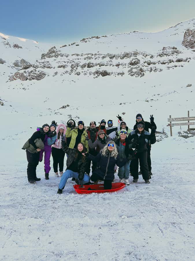 Santiago: Panoramic Snow Tour in Farellones Region. - Lomas del Viento and the first mountain views