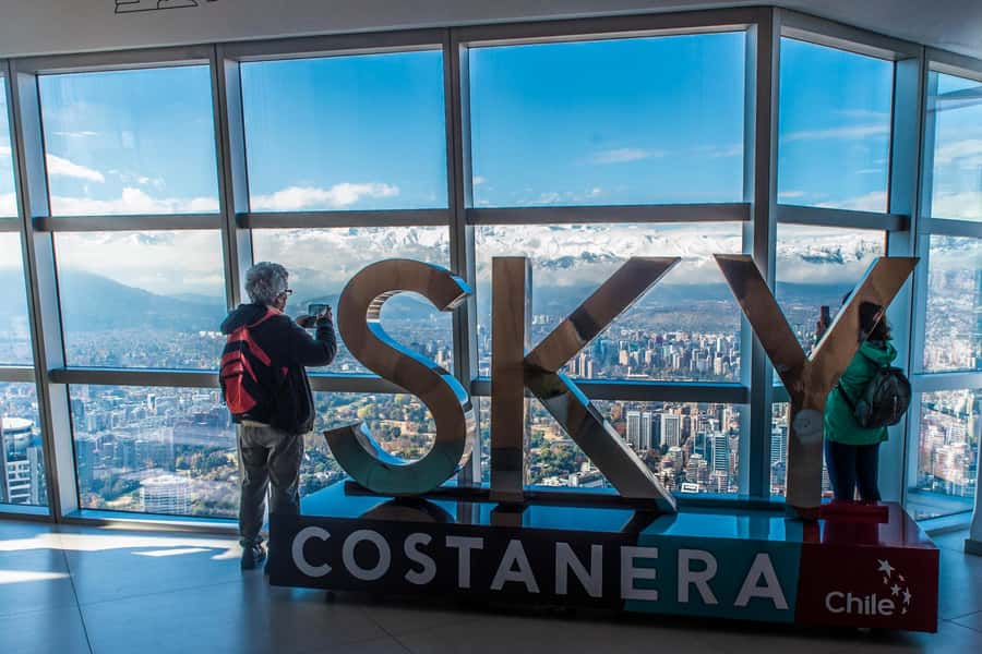 Santiago: Private City Tour to Stunning Lookout Points - Plaza de Armas and the historic center from the van