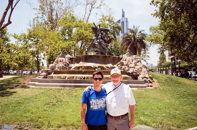 Santiago Stopover Private City Tour Airport Pickup and Drop off - The founding hill and a Chilean souvenir market